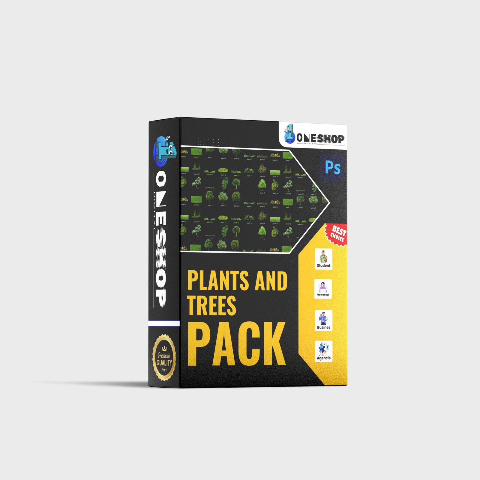 6 plants and trees png pack - Image 1